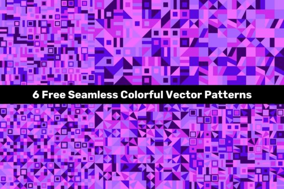 6 Free Purple Vector Patterns