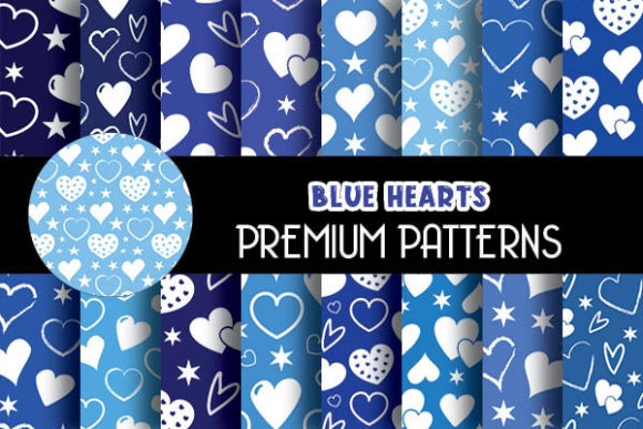 Blue Hearts Digital Papers Patterns: A Practical Resource for Creative Projects