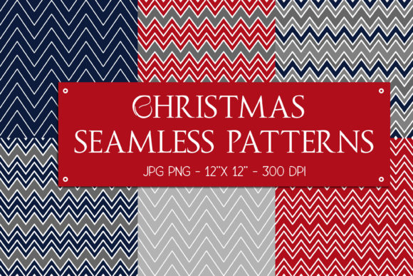 Christmas Geometrical Seamless Patterns: A Versatile Design Resource for Holiday Projects