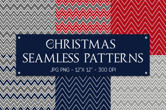 Christmas Seamless Patterns Pack for Creative Projects