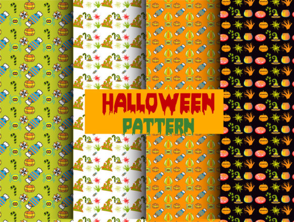 Halloween Digital Patterns Design: Creative Ways to Bring Spooky Style into Your Next Project