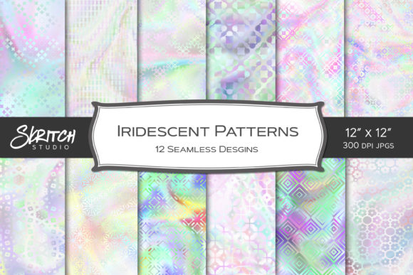 Shimmering Iridescent Seamless Patterns That Bring Imagination to Life