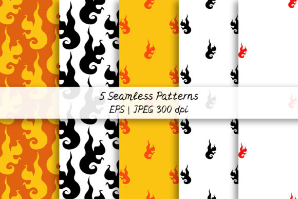 The Creative Power of 5 Fire Flame Patterns and Digital Papers in Contemporary Design