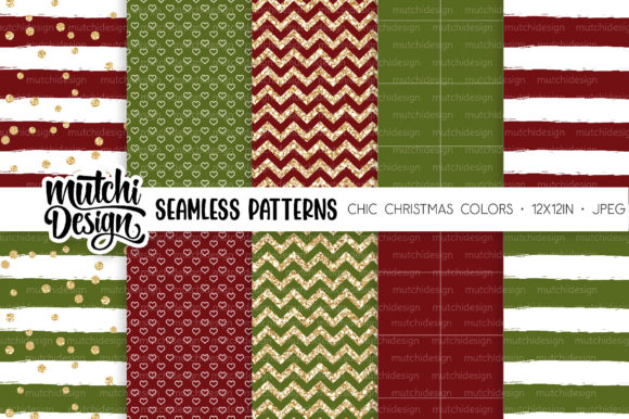 Unlocking Seasonal Design Versatility with Chic Christmas Colors Seamless Patterns