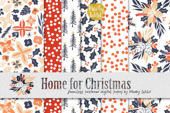 Watercolor Seamless Christmas Patterns: A Designer's Dream for Holiday Crafting